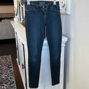 Lucky brand jeans, skinny dark denim